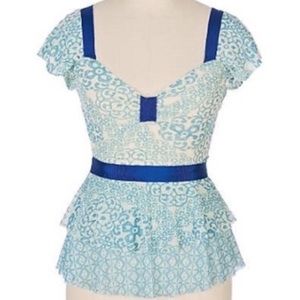 Anthropologie Punch Bowl Top Size Small